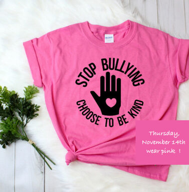 Thuersday, November 14th wear pink!